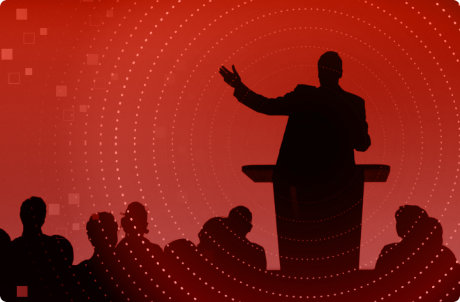 Speaker silhouette
